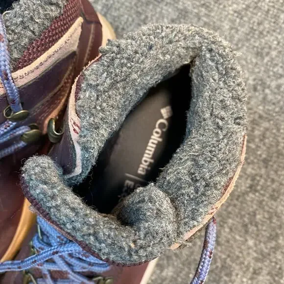 Columbia Newton Ridge WP Omni-Heat III Waterproof Winter Hiking Boot Womens 8.5